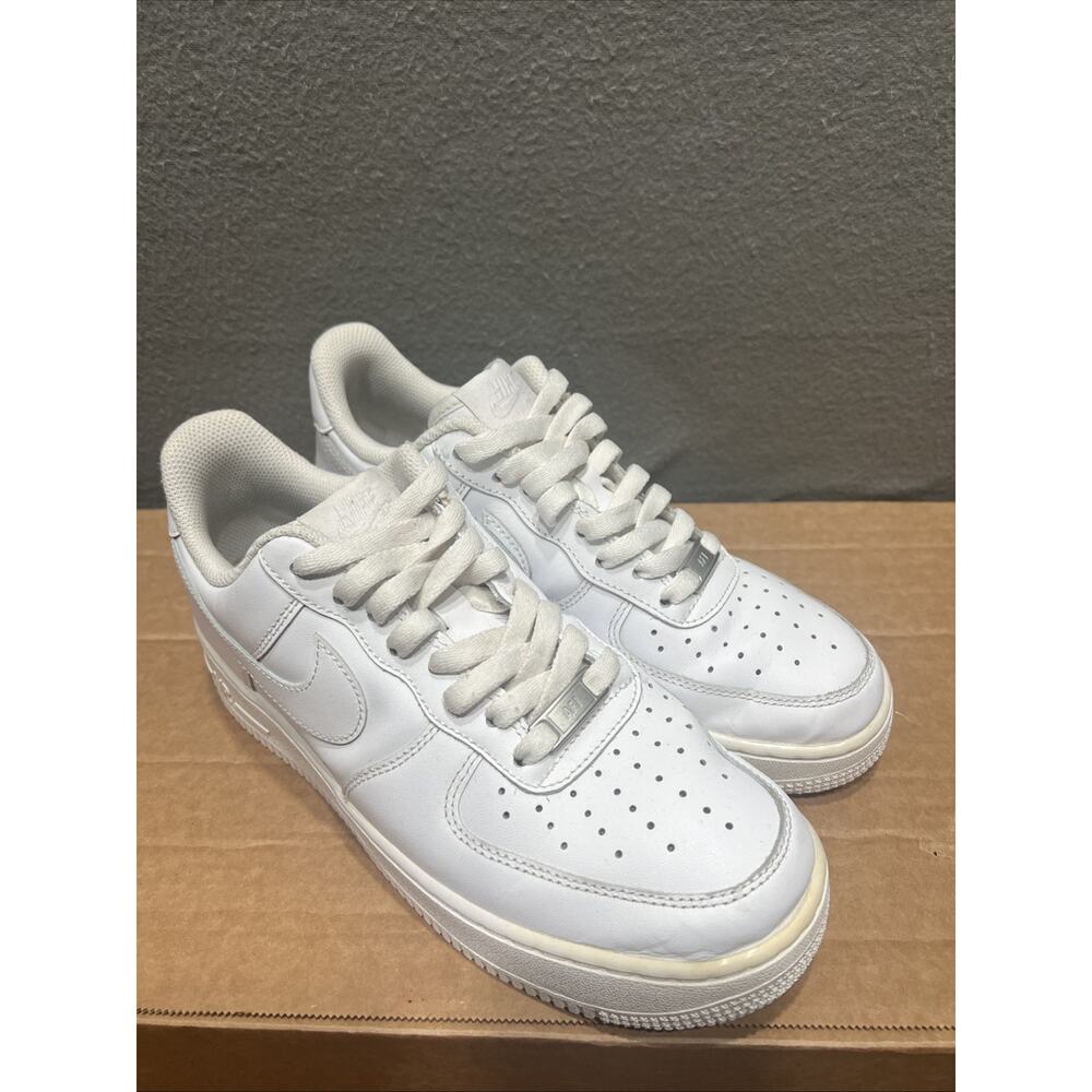 Nike Air Force 1 Triple White DD8959-100 Womens Size 9 - Picture 3 of 12